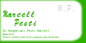 marcell pesti business card